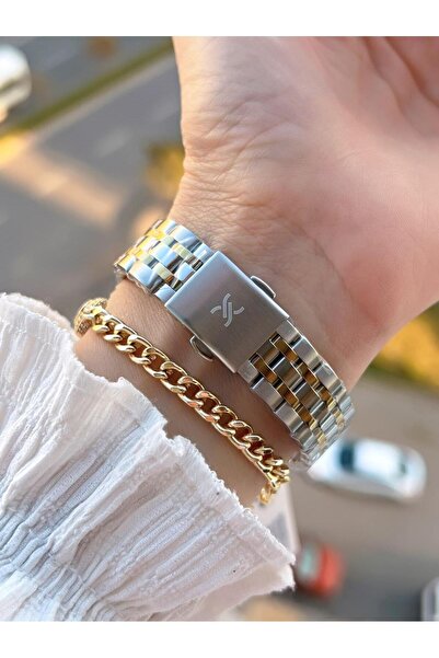 Daniel Klein Women's Watch and Bracelet with 30 Mt Water Resistant Steel Band - Bfg.10738.X2