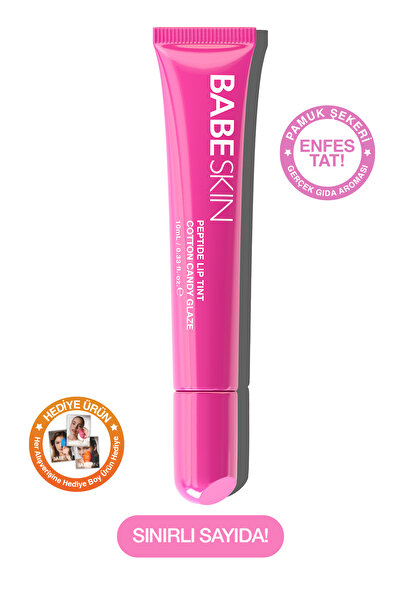 Babeskin Dudak Bakım Parlatıcı Lip Balm 10 ml | Pamuk Şekeri | Besleyici, Nem...