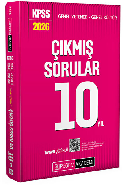 Pegem Akademi Yayıncılık 2026 KPSS Genel Yetenek Genel Kültür Tamamı Çözümlü ...