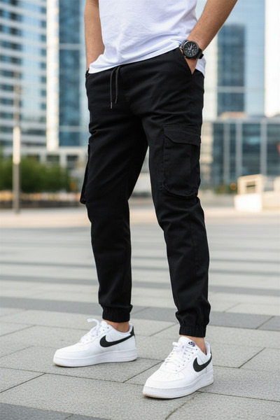 VIKUNYA Men's Premium Quality Cotton Cargo Pants with Side Pockets New Season