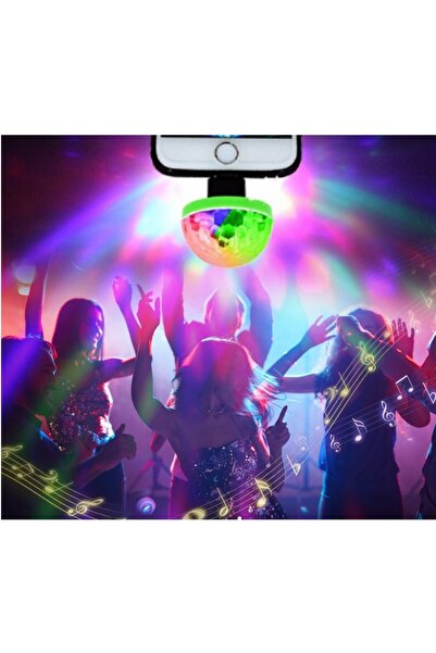 Universal Glob disco multicolor cu USB și senzor de ritm muzical