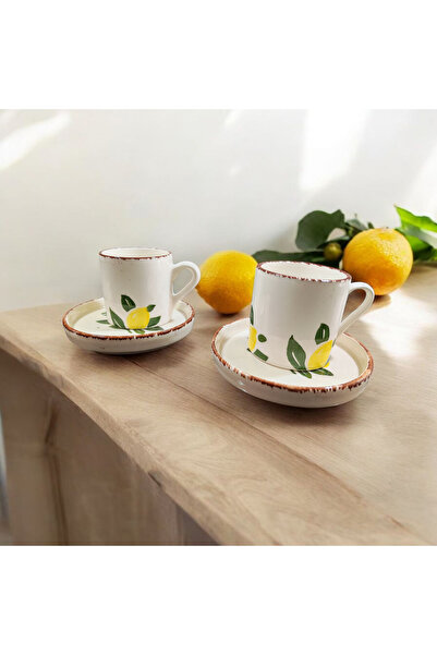 Ganita home Kahve Fincan Limonlu 2 Kişilik Double Boy 100 ml