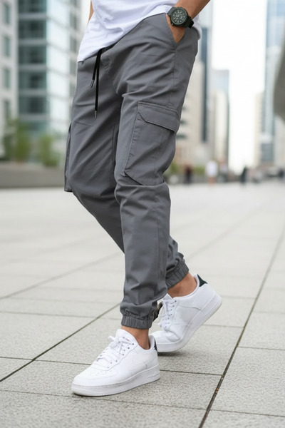 VIKUNYA Men's Premium Quality Cotton Cargo Pants with Side Pockets New Season