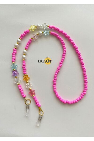 LiKESUN HOME Beaded Children's Glasses Strap Glasses Cord