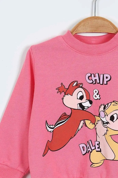 çıtır betüş 6-24 Months Chip & Dale Printed Flared Baby Set | Transitional