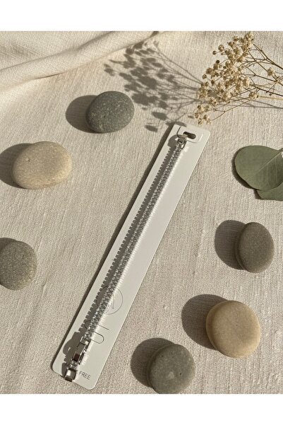 İnci Zirkon taşlı gümüş renk su yolu model bileklik