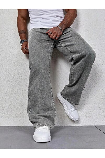 BM BALANCEMODA Blue Snow Baggy Fit Lycra Free Relaxed Fit Jean Trousers