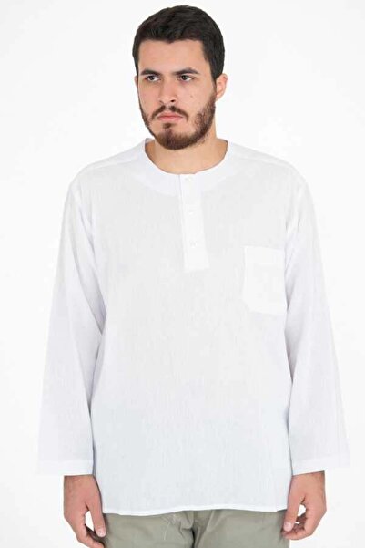 Çınarteks Şile Bezi Bisiklet Yaka Gömlek