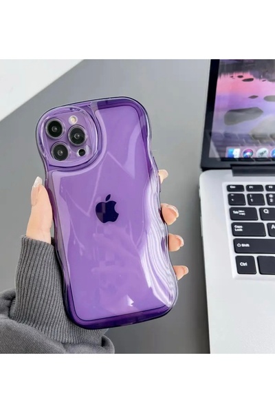 FİŞNEİLETİŞİM حافظة متوافقة مع آيفون 14 برو ماكس باللون الأرجواني