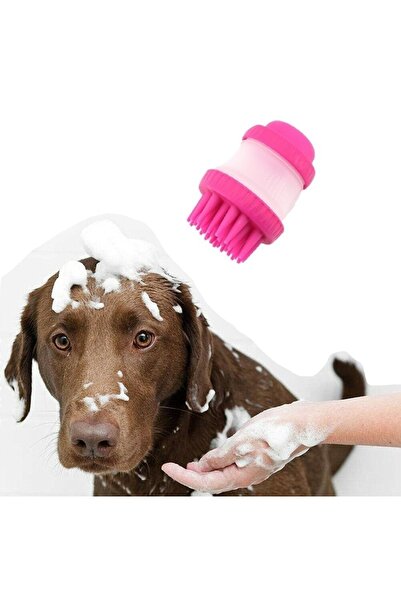 SSMEDIA Perie de spălare și masaj pentru câini, pisici sau alte animale de co...