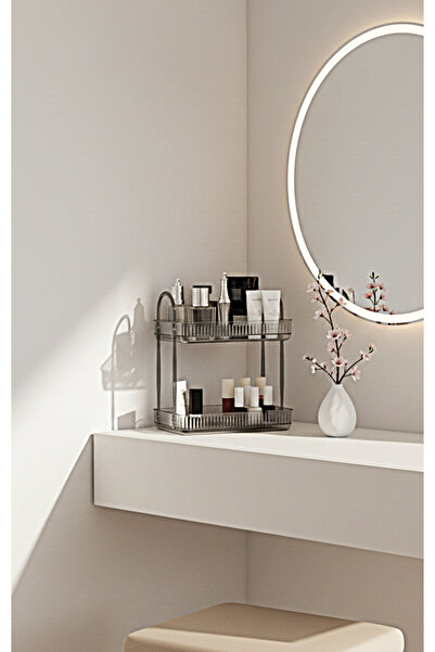 UNIQUE ME 2 Tier Bathroom Organizer Organizer Bathroom Shelf Stone