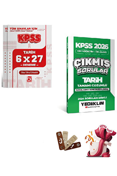 Yediiklim Yayınları Yediiklim 2026 KPSS GYGK Ortaöğretim Önlisans Tarih Çıkmı...