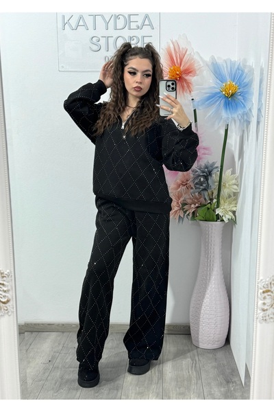 SPARKLE Elegant Black Set with Sparkling Appliqués