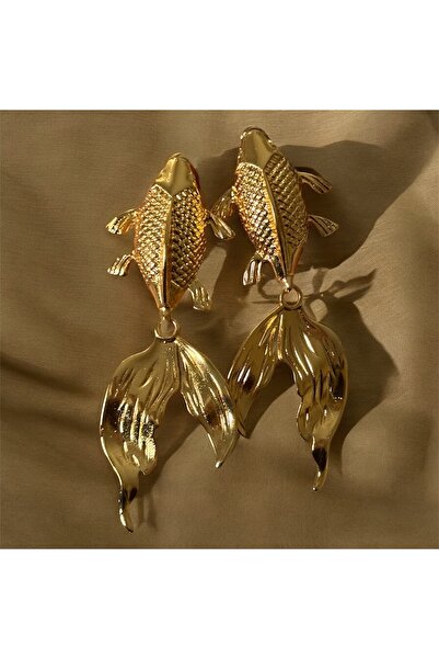 HOUSEKİ Çelik Yunus Balıklı Küpe