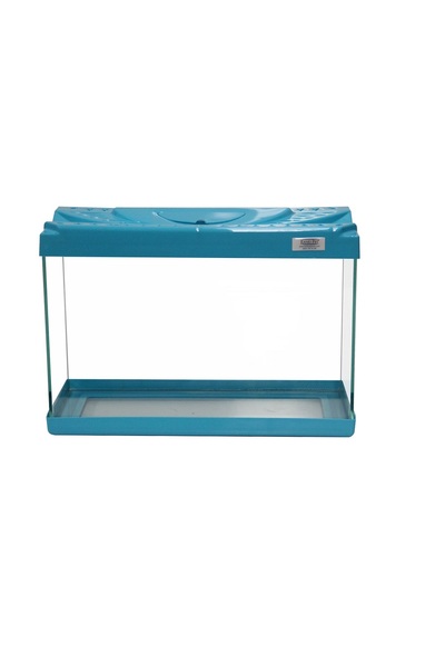 Kanki Pet Akvaryum KP3518 Renkli Kapak Turkuaz 35 Cm ( 12 Litre )