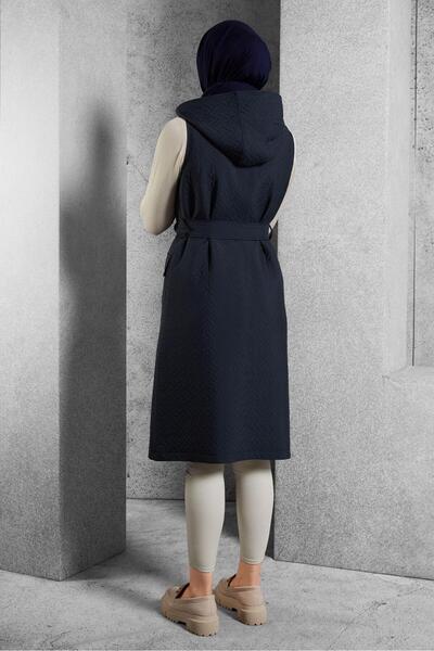 Alvina Belted Quilted Vest 45242