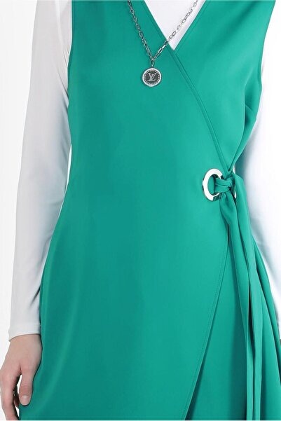 Alvina Belted Anvelop Vest 43875