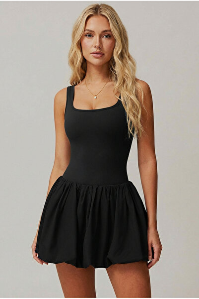 SVL فستان بابل بيل - أسود