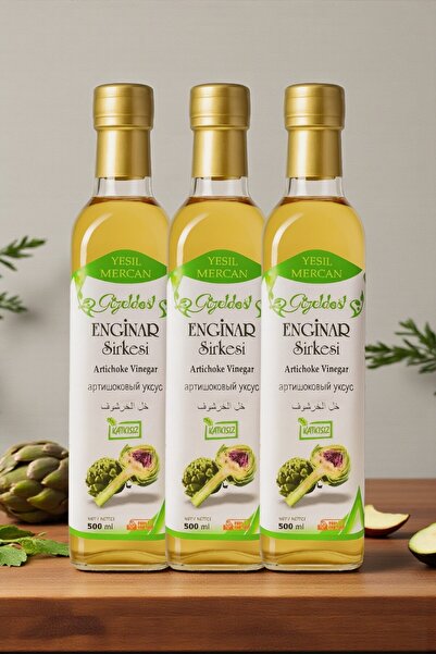 Güzeldost Enginarlı Elma Sirkesi 3x500 ml - %100 Katkısız Doğal | Geleneksel ...