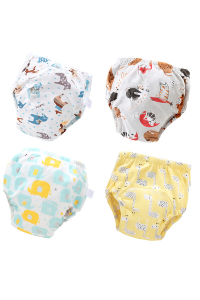 Best Ladies ملابس داخلية إيكو موم للتدريب للأطفال الصغار، 4 قطع، 6 طبقات، مقا...