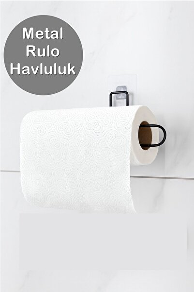 Kitchen Beauty Yapışkanlı Kağıt Rulo Havluluk Peçetelik Havlu Kağıtlık Siyah ...