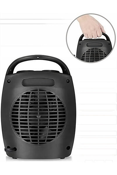 Generic Electric Heater 1500W Indoor Heater with Adjustable Thermostat, 2 Fan Speeds, Energy Efficient