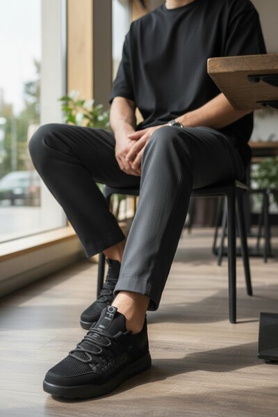 Konfores Παπούτσια 2200-Wickers Ανατομική Σόλα Unisex Laceless Sneakers