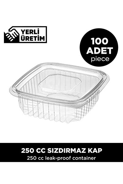 Sepet Doldur 250 Cc Leakproof Cap - 100 Pieces