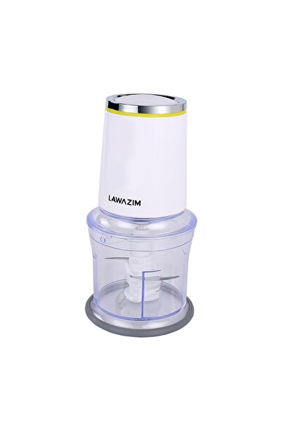Lawazim Electric Chopper 500ml - 400W Dual-Blade Food Chopper for Vegetables & Meat