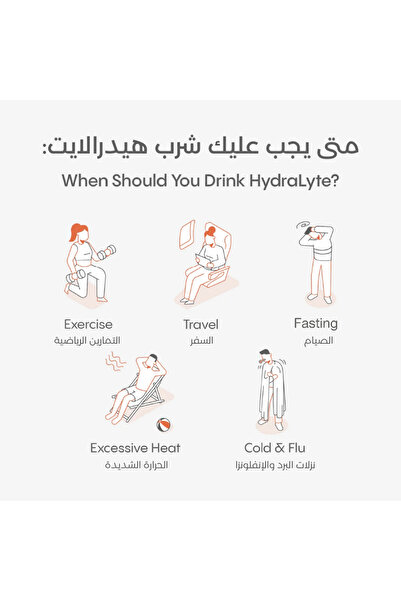 HYDRALYTE Effervescent Passion Fruit Punch Flavoured Electrolyte 20 Tablets