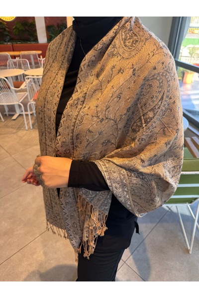 lune Rustic Harmony Dokuma Kaşmir Şal