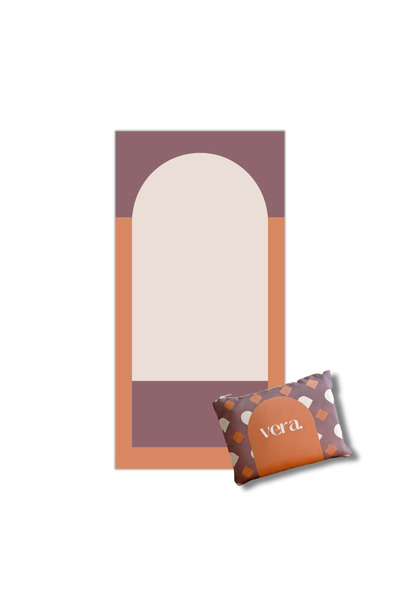 Vera Prayer Mats - Taşınabilir Seyahat Seccadesi, Cep Boy, Katlanabilir, Portatif, Su Geçirmez