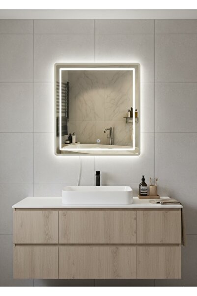 LİLACAM DESİGN 60x70 Dokunmatik Ledli Banyo Makyaj Aynası