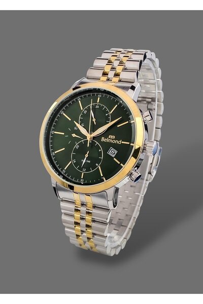 Belmond Original 2 Years Warranty Functions Active 5 Atm Waterproof Steel Band Men Wristwatch