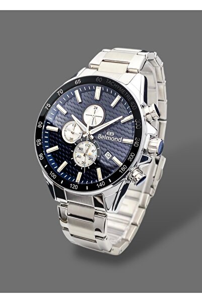 Belmond Original 2 Years Warranty Functions Active 5 Atm Waterproof Steel Band Men Wristwatch