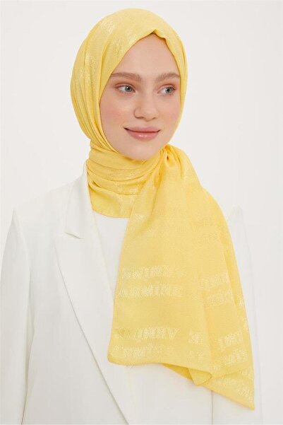 Armine Тенденция Жълто Шал с лого IST 3 - 21194