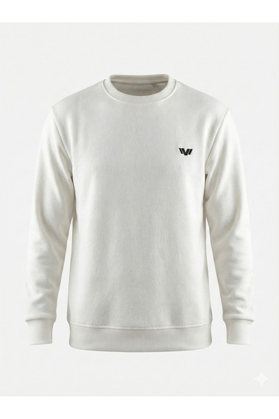 Muvahhid Giyim سترة بيضاء من قماش سالونيك