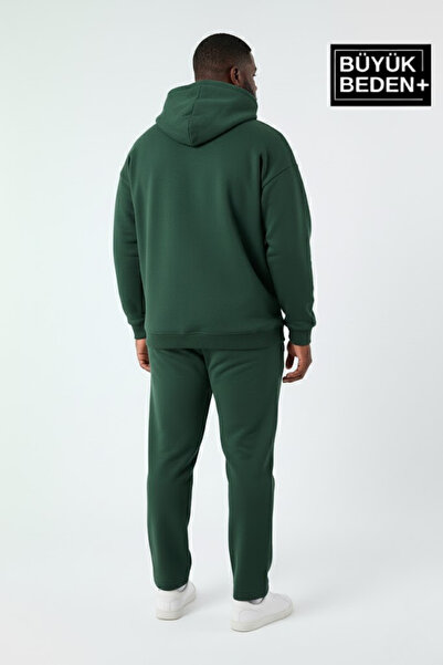 Superlife Ανδρικό φούτερ με κουκούλα μεγάλου μεγέθους SPR24BSW57