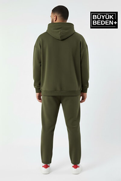 Superlife Men's Large Size Hooded Slim Sweatshirt Spr24Bsw57