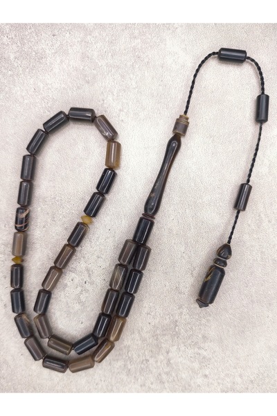 ŞAHBEY TESBİH High-End Buffalo Horn Rosary / Model with Cylinder Cutting System