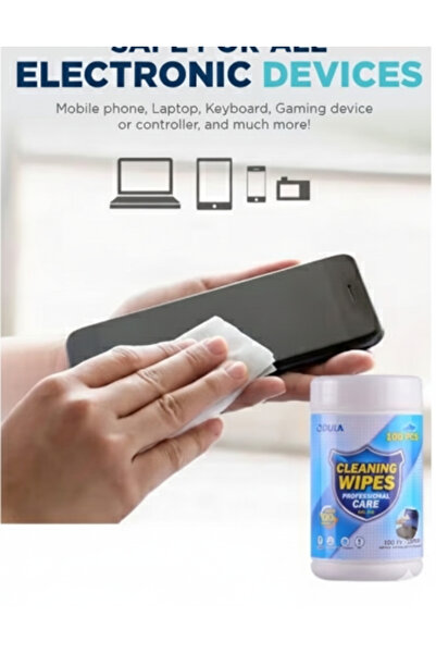 Opula Screen Cleaning Antibacterial Wipes 88pcs - Pre-Moistened Electronics Cleaning Wipes