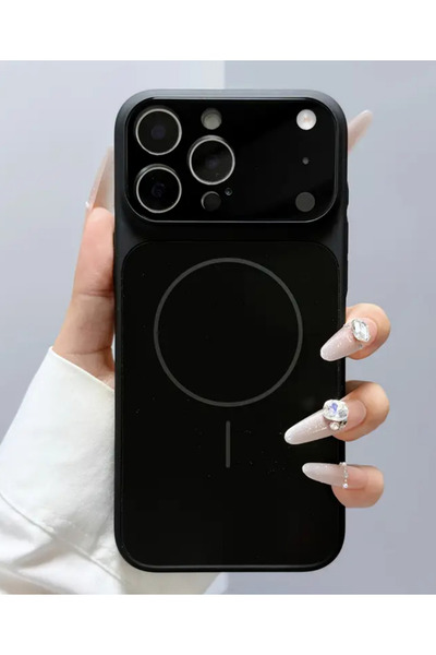 Rivor Apple iPhone 15 Pro Uyumlu Kılıf 17 Pro Görünümlü Tasarım MagSafe'li Ka...