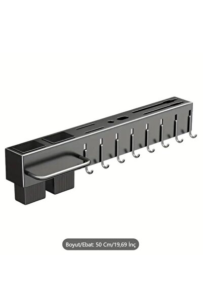 Alışveriş Kapısı 50 cm Mutfak Rafı Askılık Duvara Monte Kendinden Yapışkanlı Düzenleyici Delmeden Montaj