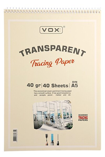 Vox Art 40 Gr Lighting Sketchbook - A5 - 40 Sheets