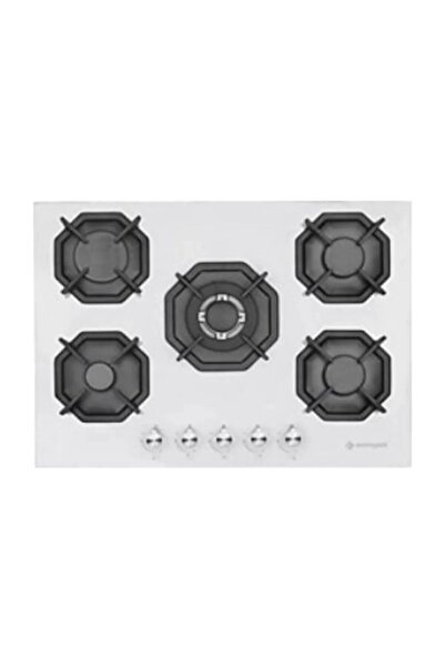 Eminçelik Ec-ah 2250 Bw Wg70 Cm Beyaz Ankastre Gömmeli Beyaz Cam Ocak Sancak Alimer