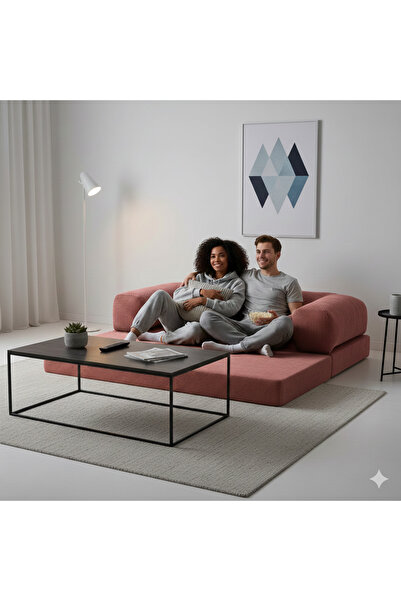 DECHOME Mininest 160×80 İKİ Kişilik Koltuk | Yatak Olabilen Tasarım | Çıkarılabilir ve Yıkanabilir Kılıf