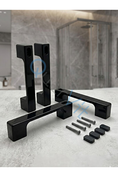 Black Shower Cabin Handle 14 15 16 Cm Compatible