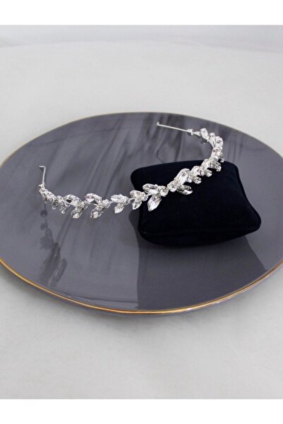 SİMGE Kız Çocuk Helen Model Kristal Taşlı Taç