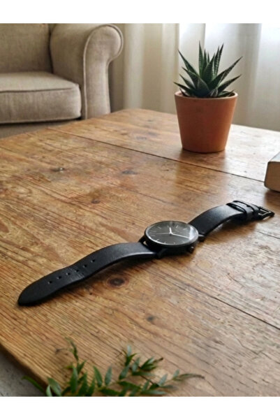 Lethos Leather Genuine Leather Watch Band Strap 22mm - Single Layer