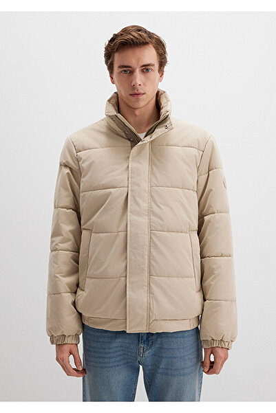 Mavi Mock Neck Beige Puffer Jacket 0110470-86559